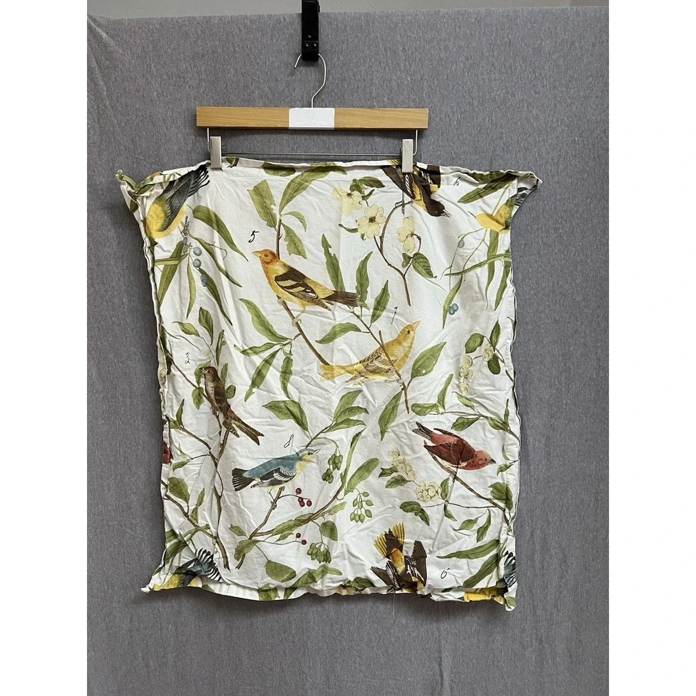 Pottery Barn Spring Sparrow Bird Floral Pillow Cover Sham 26